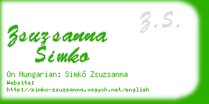 zsuzsanna simko business card